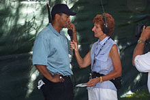 Tiger and Donna Caponi